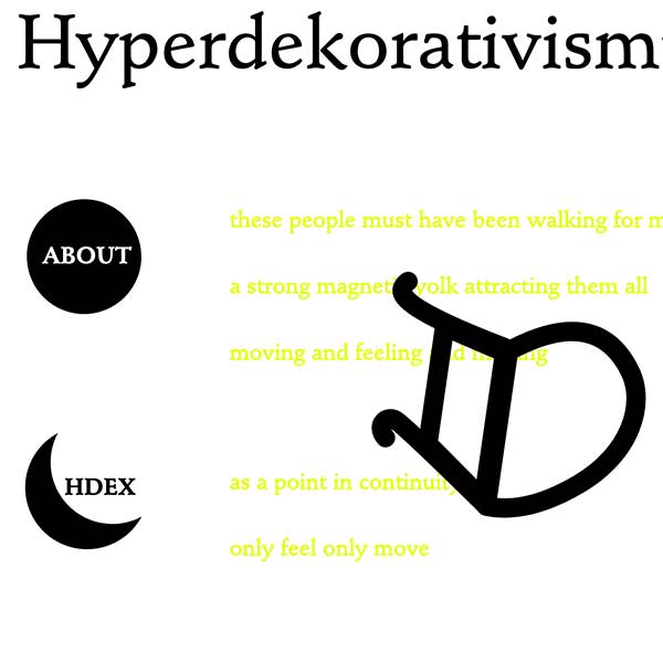 hyperdekorativismus movement